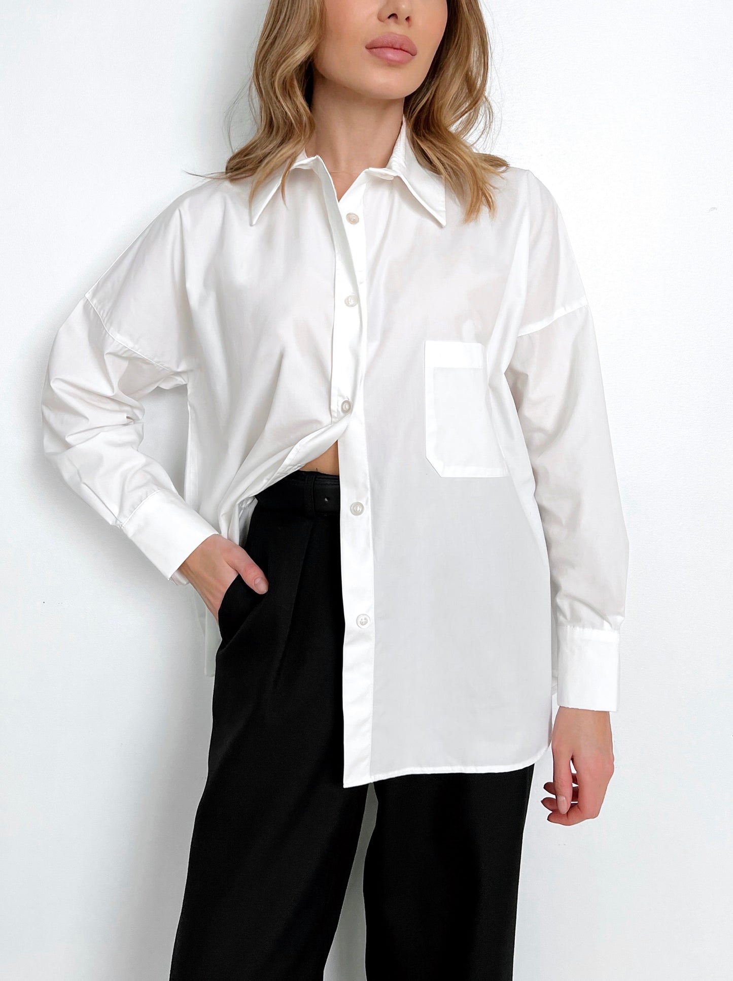 White women's shirt BLANCO