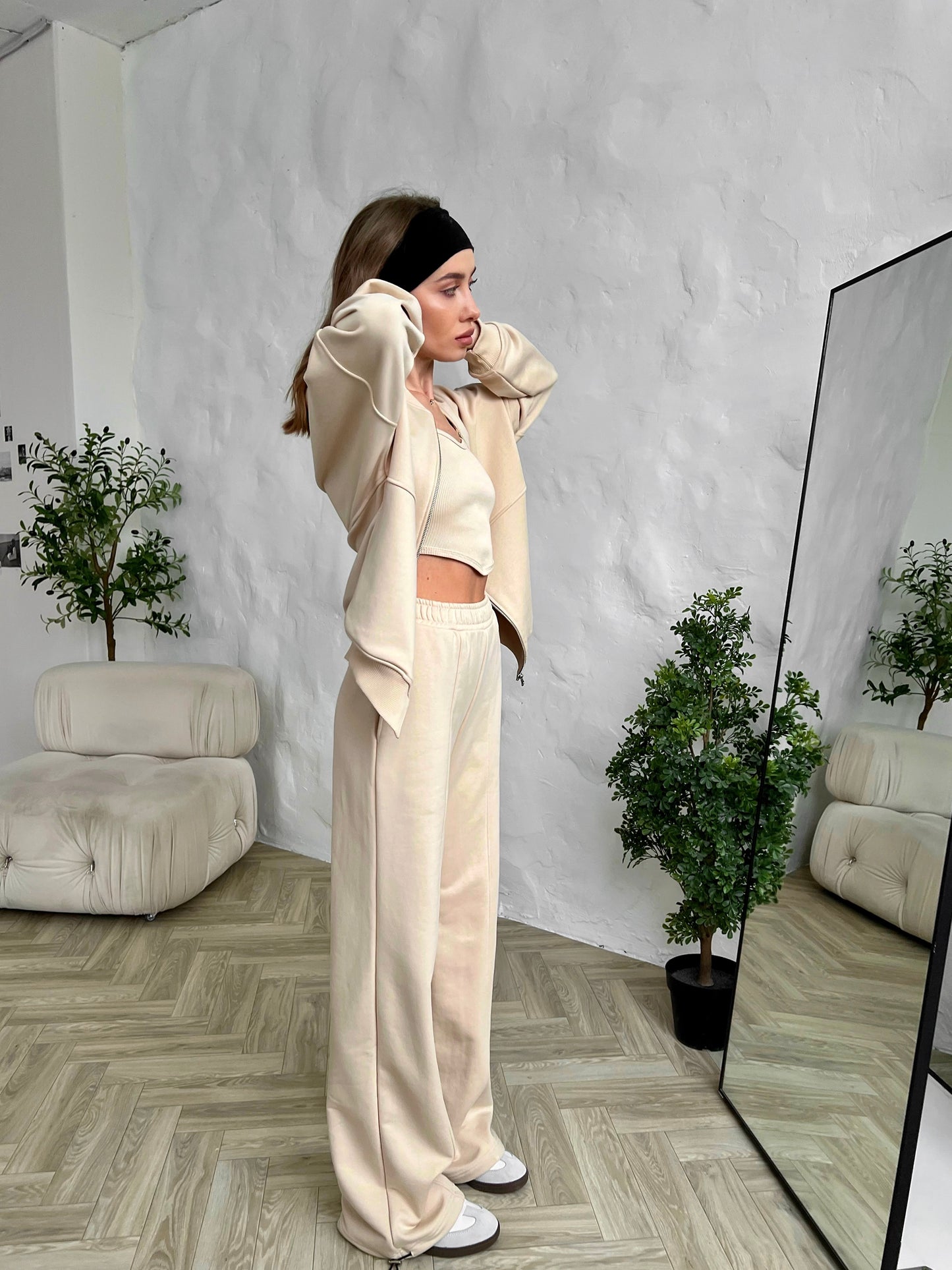 Women's suit RELAX Creme brulee
