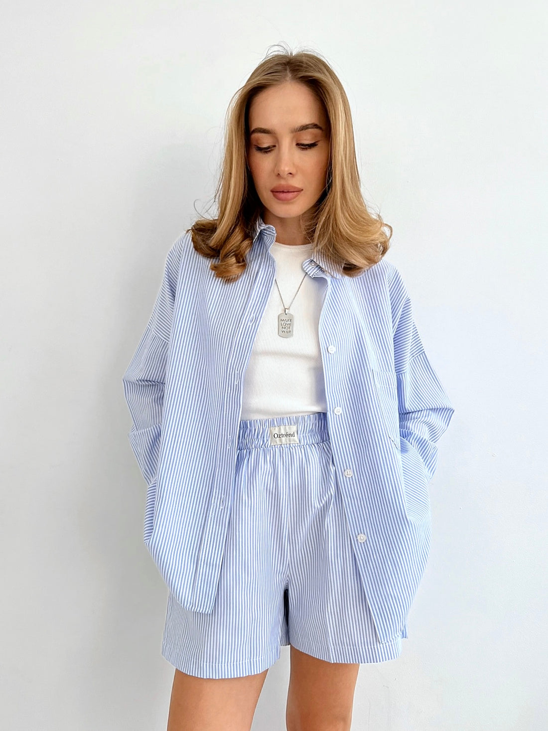 Striped suit Navy 💙