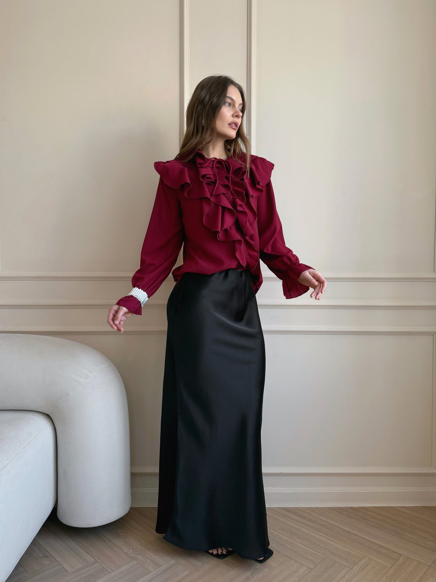 Blouse Sharm Burgundy