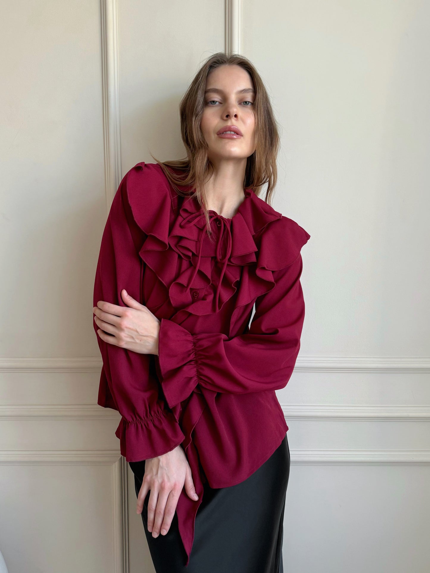 Blouse Sharm Burgundy