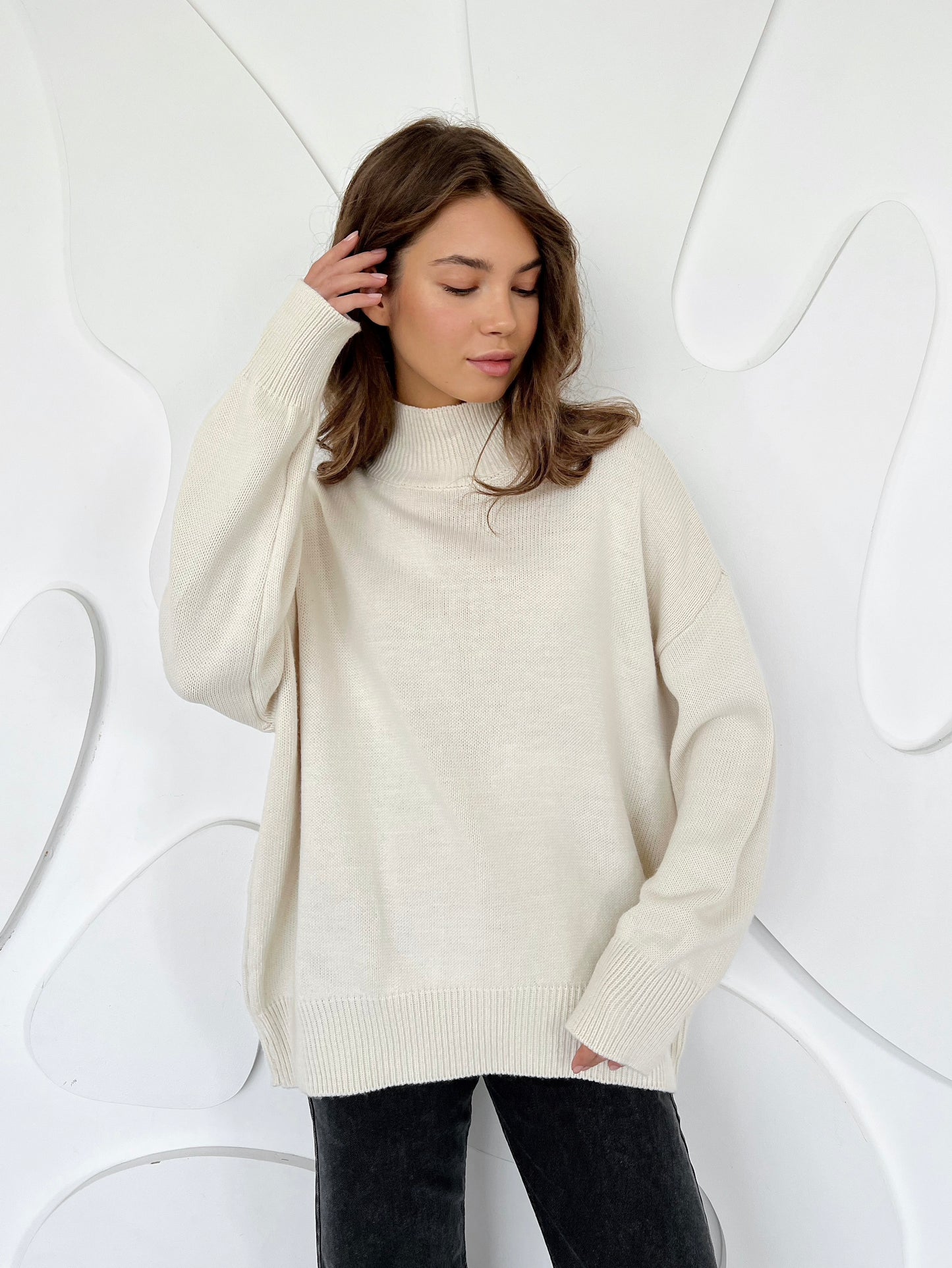 Women's sweater FANCY Milk