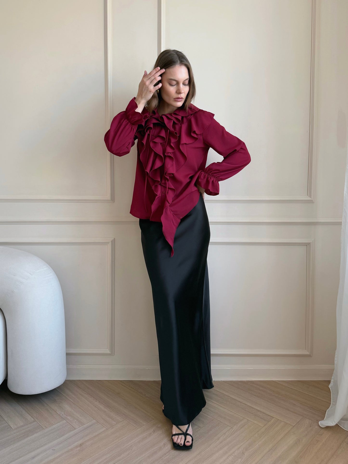 Blouse Sharm Burgundy