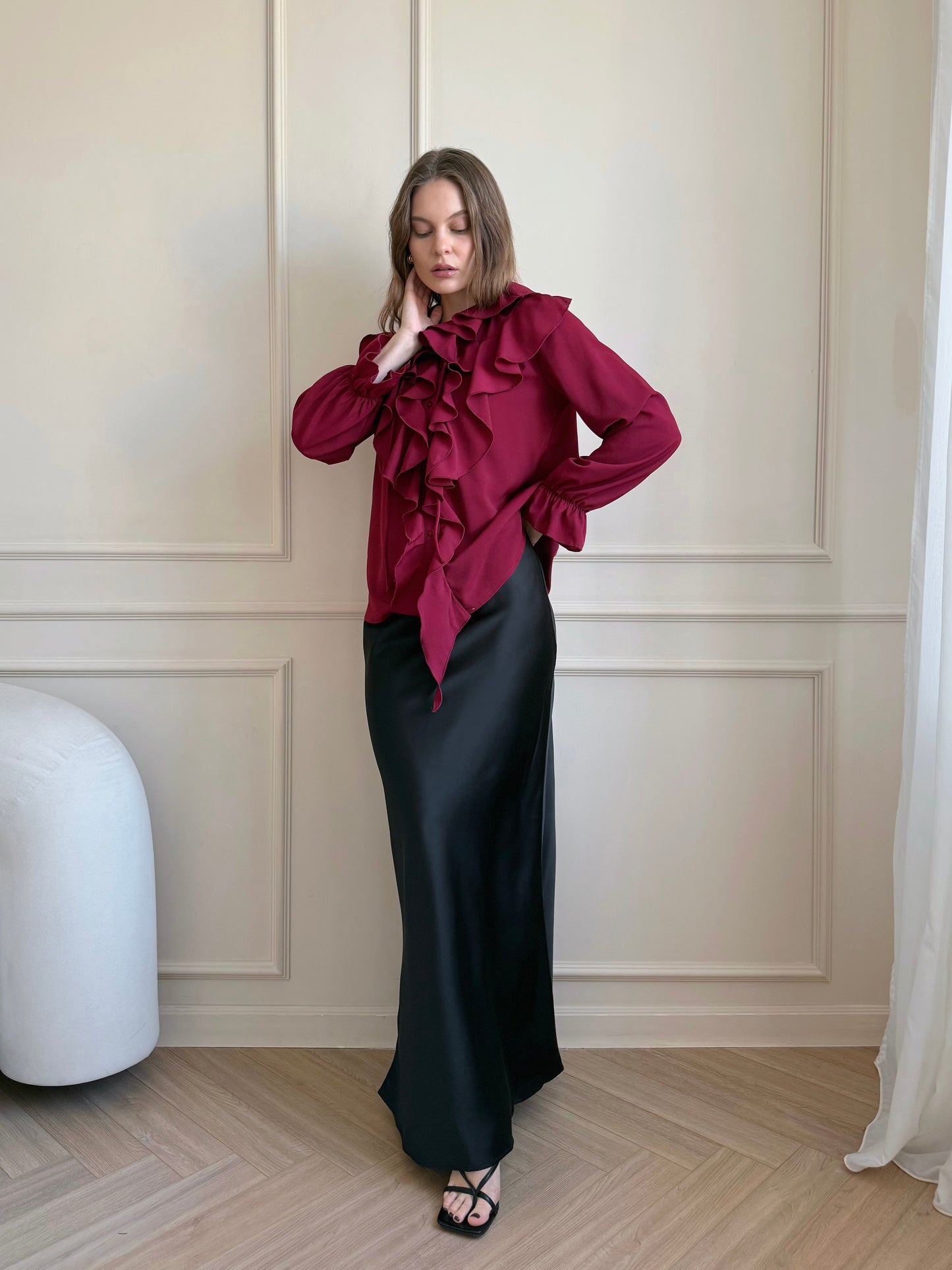 Blouse Sharm Burgundy