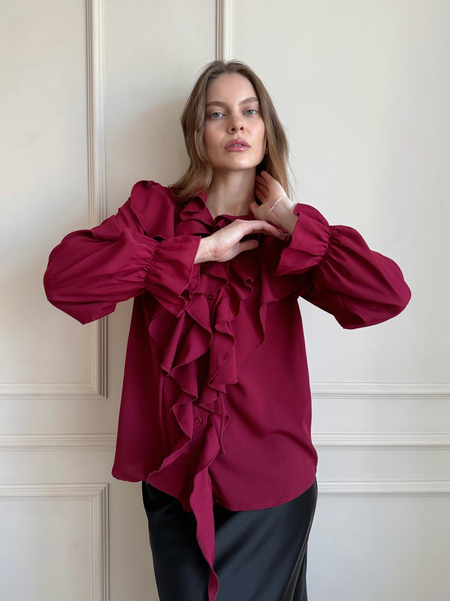 Blouse Sharm Burgundy