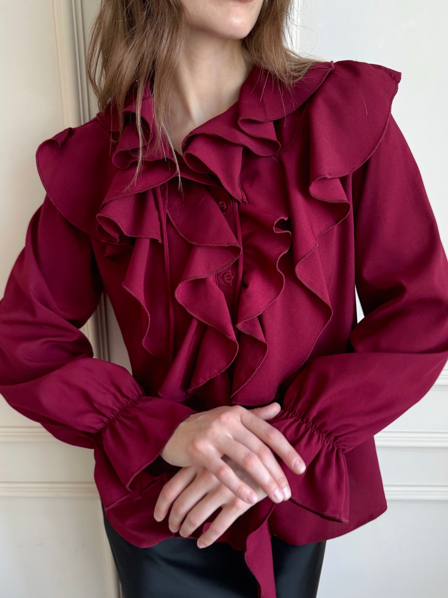 Blouse Sharm Burgundy