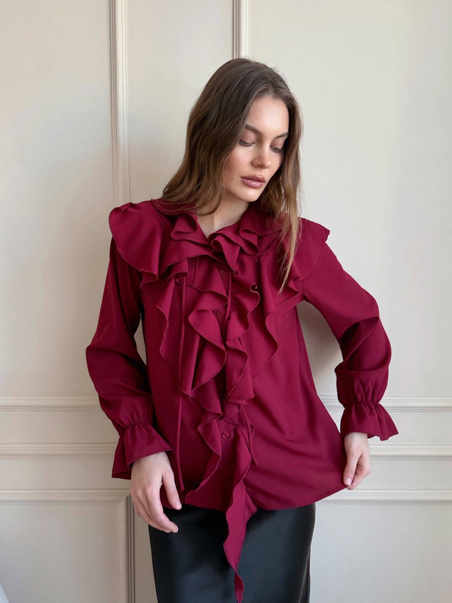 Blouse Sharm Burgundy